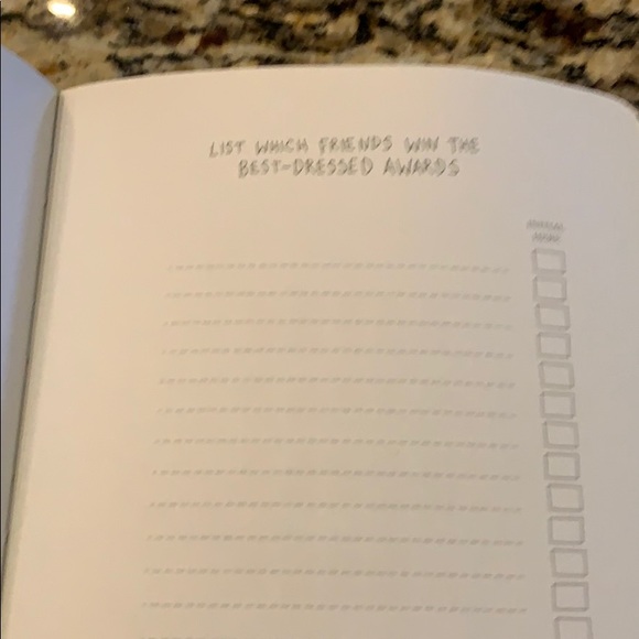 Friends Listography book - Picture 4 of 8